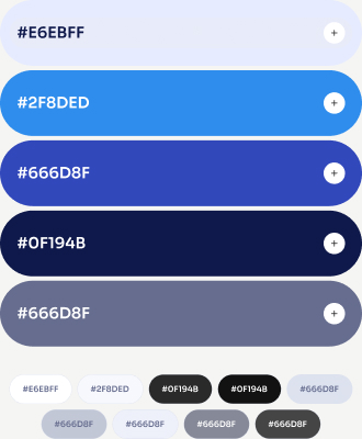 Styleguide de cores da GTsim