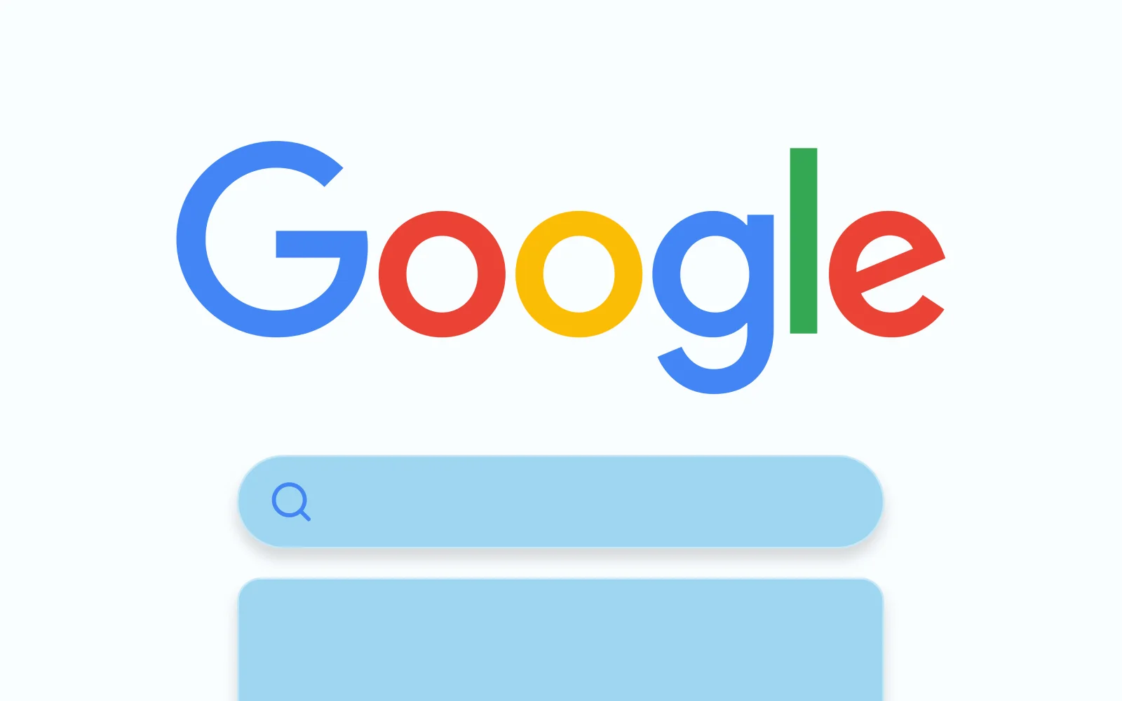 Capa abstrata sobre visibilidade de sites no Google